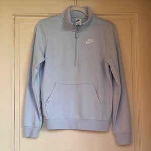 New Without Tag Nike Pale Blue Quarter-Zip Sweatshirt
